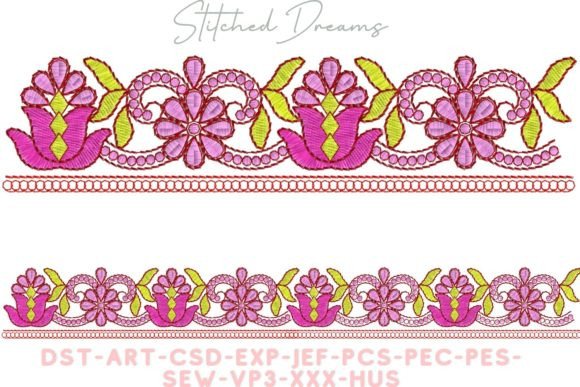 Blossom Harmony Embroidery Borders: A Designerβs Perspective