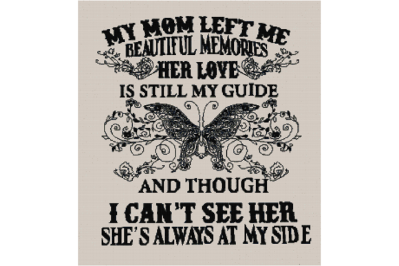 Counted Cross Stitch Patterns My Mom Review