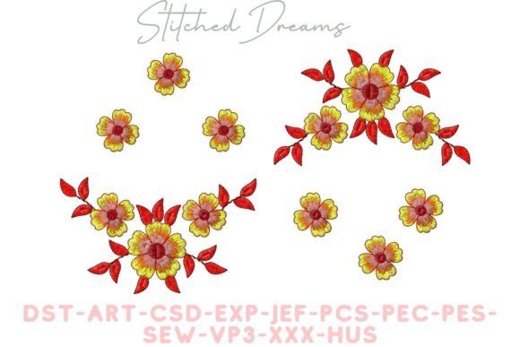 Creative Border: A Versatile Embroidery Design for Small Business Branding