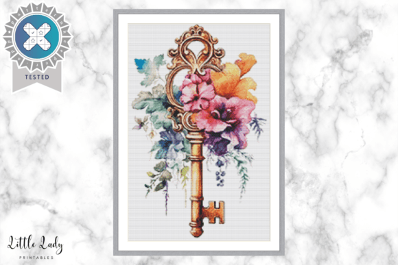 Floral Key Cross Stitch Pattern PDF Review: A Designer’s Perspective