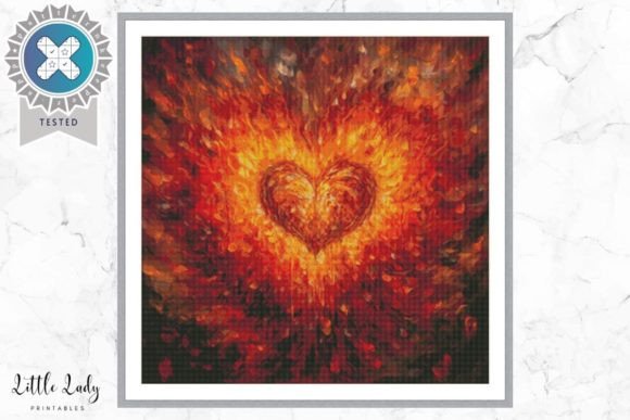 Heart Cross Stitch Pattern PDF Review for Seasonal Embroidery