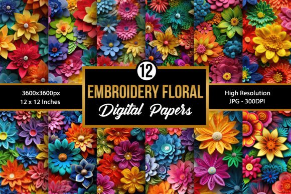 Rainbow Embroidery Flowers Patterns Review: A Designer's Perspective