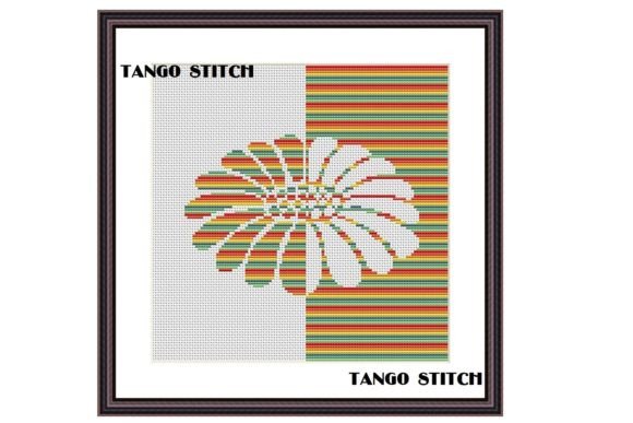 Rainbow Striped Flower Cross Stitch Review