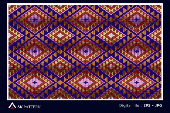 Review: Embroidery Diagonal Ethnic Style Vector