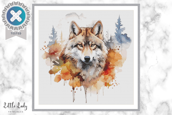 Wolf Fall Cross Stitch Pattern PDF Review for Embroidery Projects